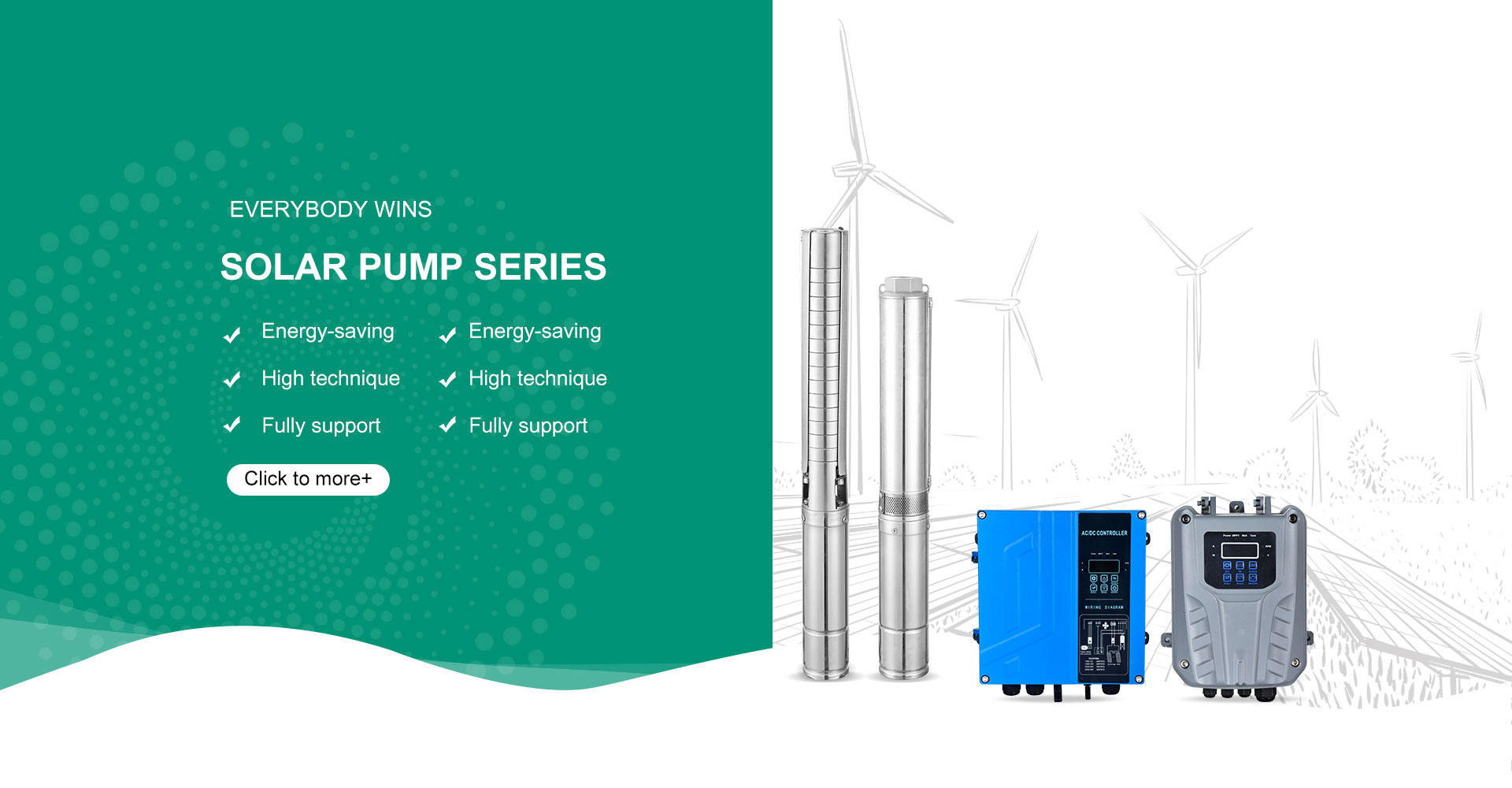 Dc Brushless Solar Pump